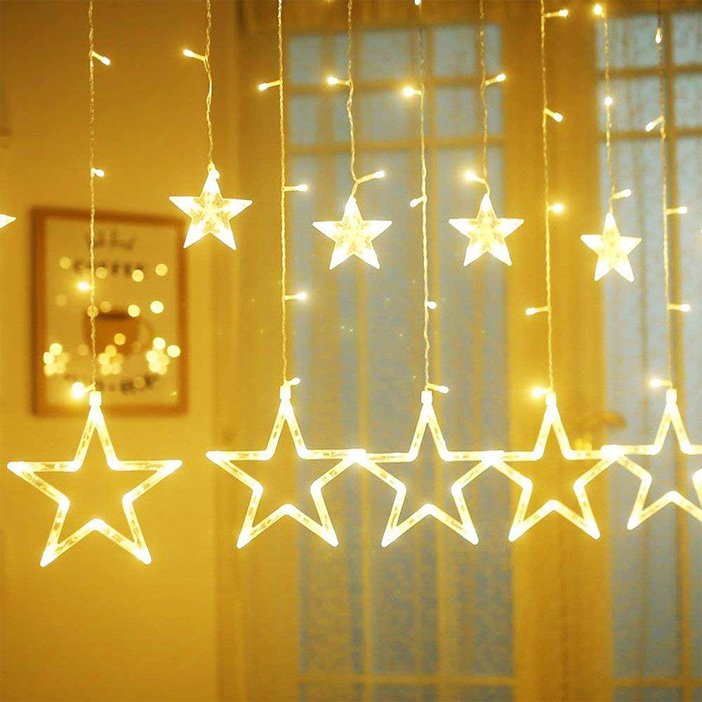 Cortina Luz Led Estrellas x3 Mt Navidad - FULL MEGA TIENDAS