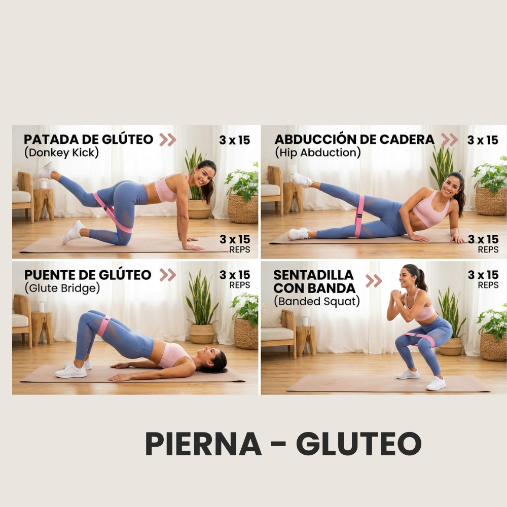COMBO Fitness 11 piezas anclaje+ banadas - FULL MEGA TIENDAS