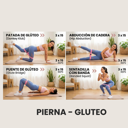 COMBO Fitness 11 piezas anclaje+ banadas - FULL MEGA TIENDAS