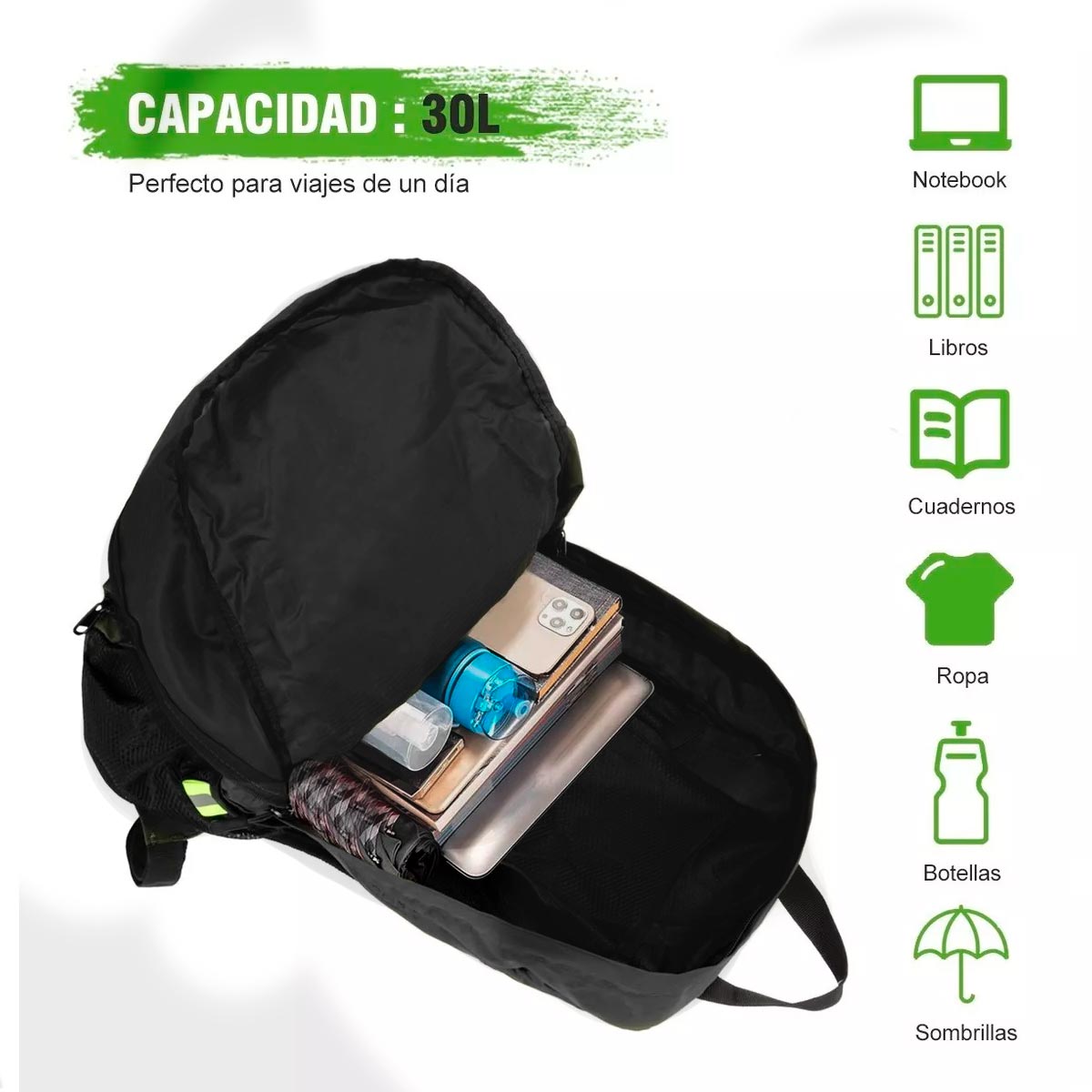 Morral Impermeable Plegable EA-1954 - FULL MEGA TIENDAS