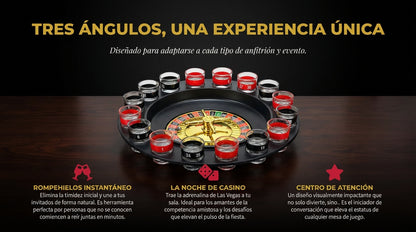 Juego De Ruleta De Casino Con 16 Tragos - FULL MEGA TIENDAS