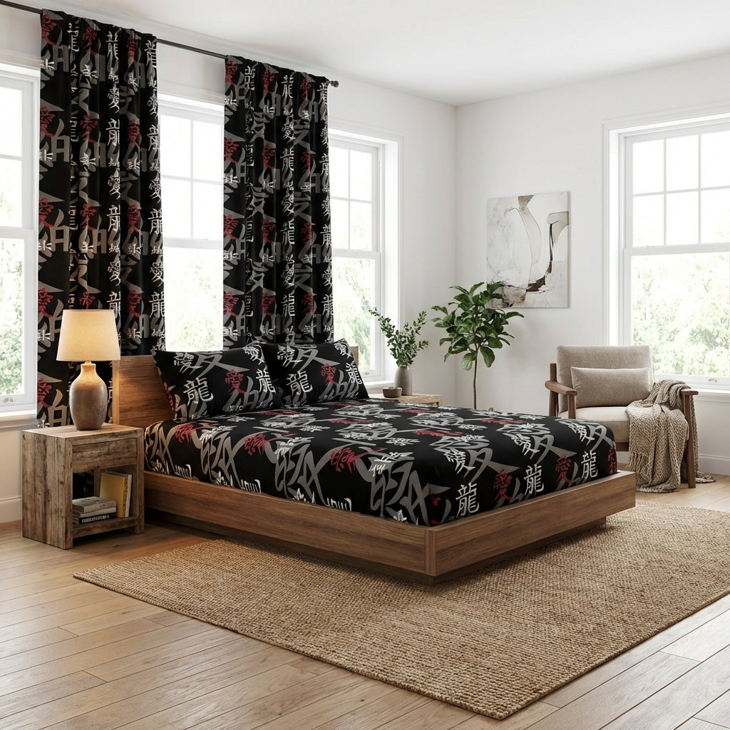 Combos de sabanas con cortina - FULL MEGA TIENDAS