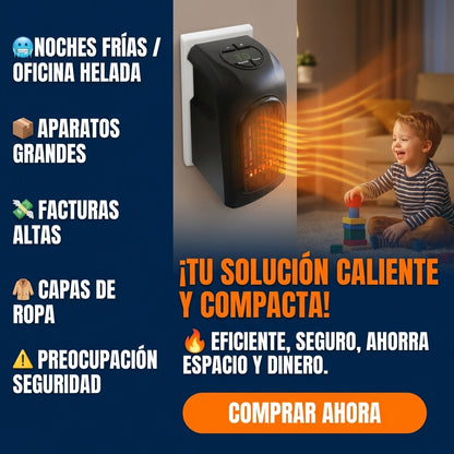 Calentador Ambiente Portátil Calefacción - FULL MEGA TIENDAS