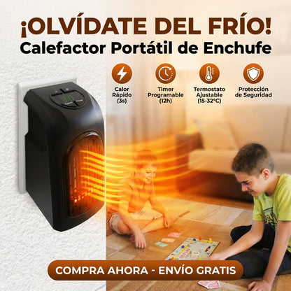 Calentador Ambiente Portátil Calefacción - FULL MEGA TIENDAS