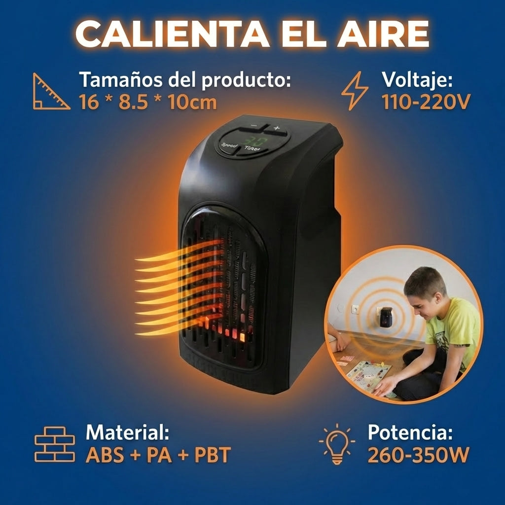 Calentador Ambiente Portátil Calefacción