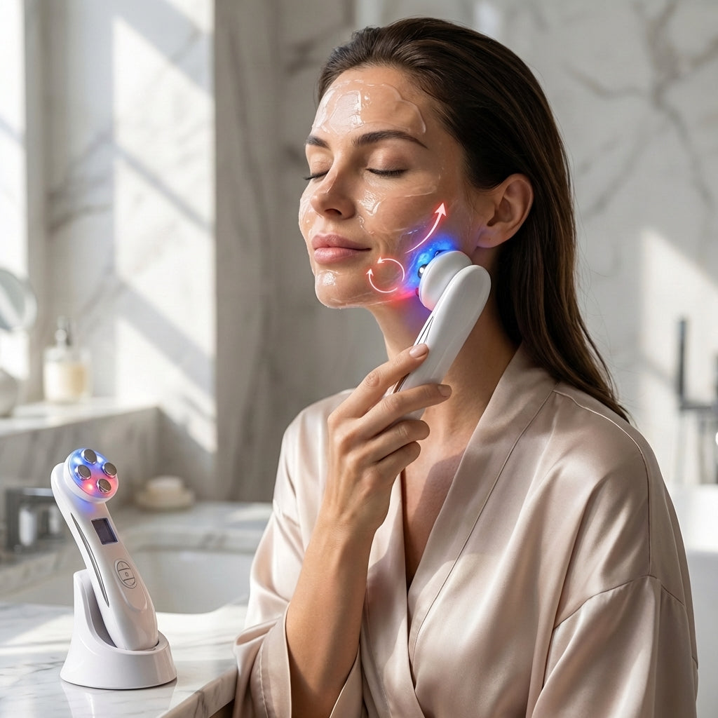 Masajeador Facial Ultrasonico Radiofrecu