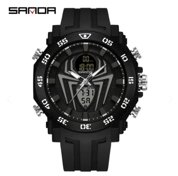 Reloj Sanda 6111 Deportivo Hombre Spider - FULL MEGA TIENDAS
